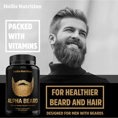 Saw Palmetto ingredient feature signals DHT blocker benefit for beard upkeep.