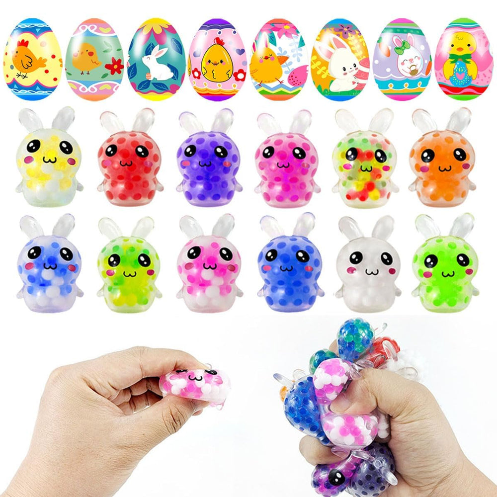 Holydeck colorful Easter eggs with squeeze balls add excitement to egg hunts and gift baskets.