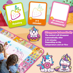 Hollyhi colorful drawing molds set helps kids pattern and color practice
