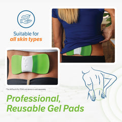 Hollywog 3x2-5 inch gel pad, durable and skin-friendly.