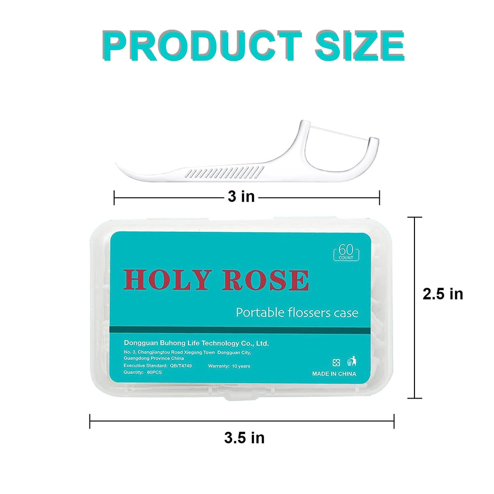 Holy Rose compact floss-on-the-go kit ready in a purse or bag