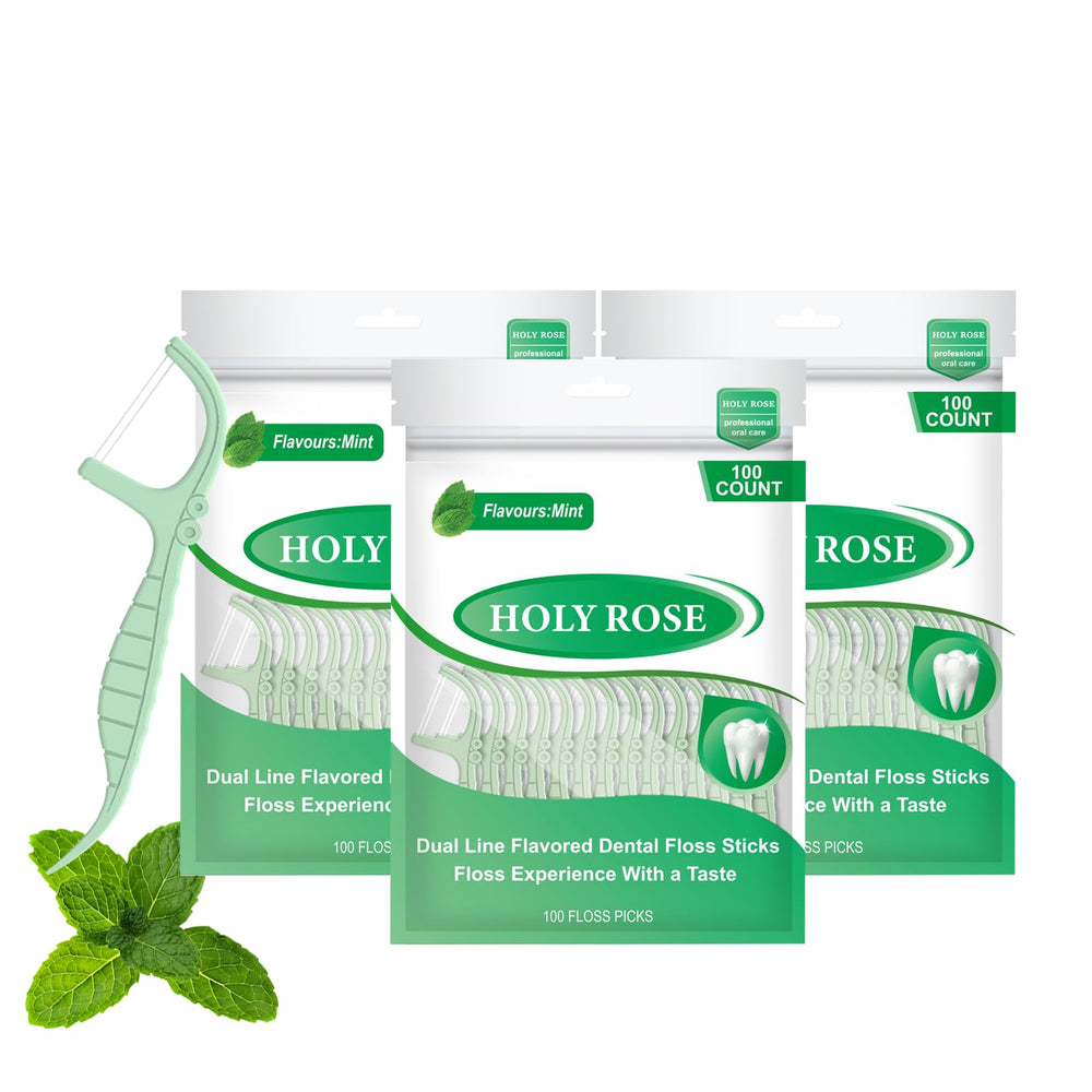 Holy Rose packaging shows a 300-count pack for convenient daily use.