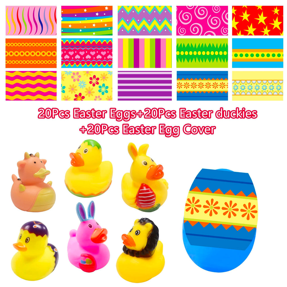 Holydeck colorful Easter eggs with ducks inside for egg hunts and prizes