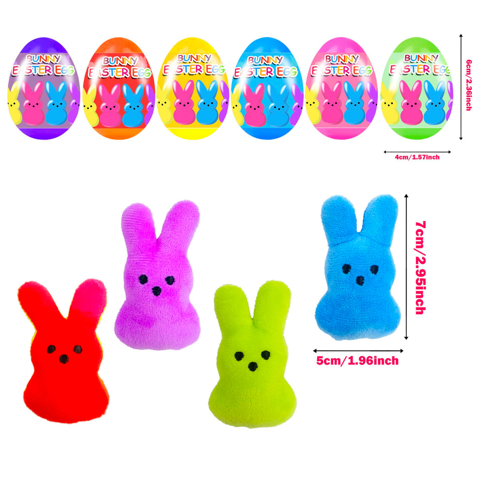 Holydeck plush bunny inside each egg offers a cuddly surprise for kids