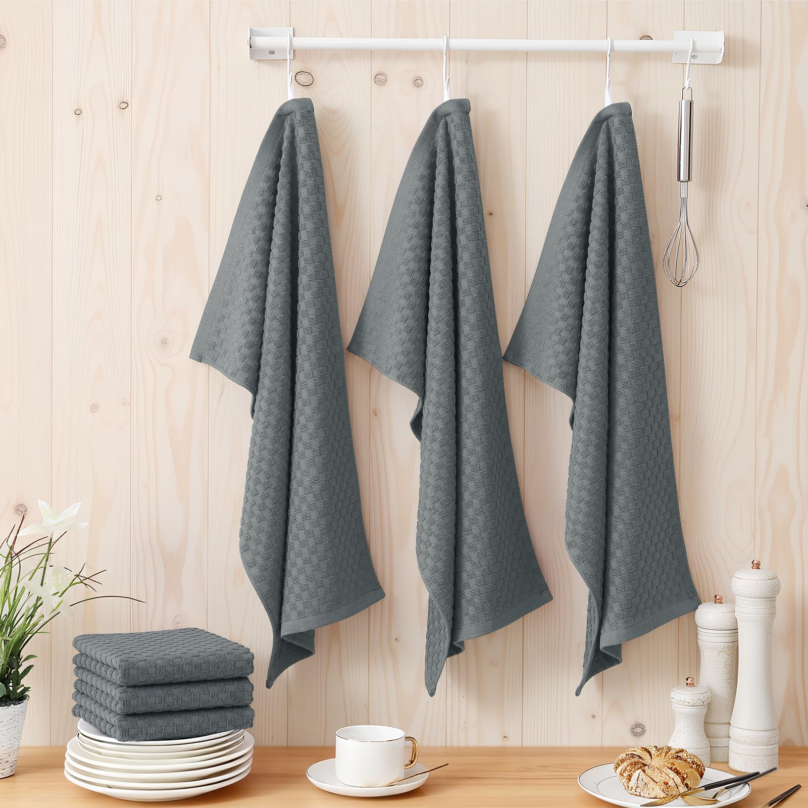 Homaxy quick-dry kitchen towel for fast absorption.