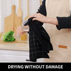 Homaxy 13 x 28 inches towels provide versatile kitchen coverage.