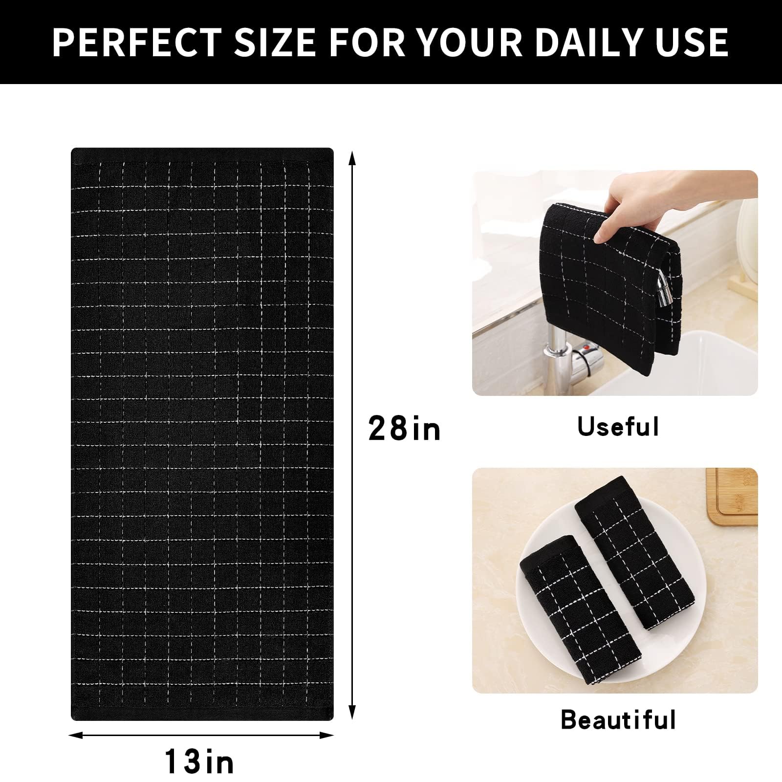 Homaxy two-pack towels offer value and practical everyday use.