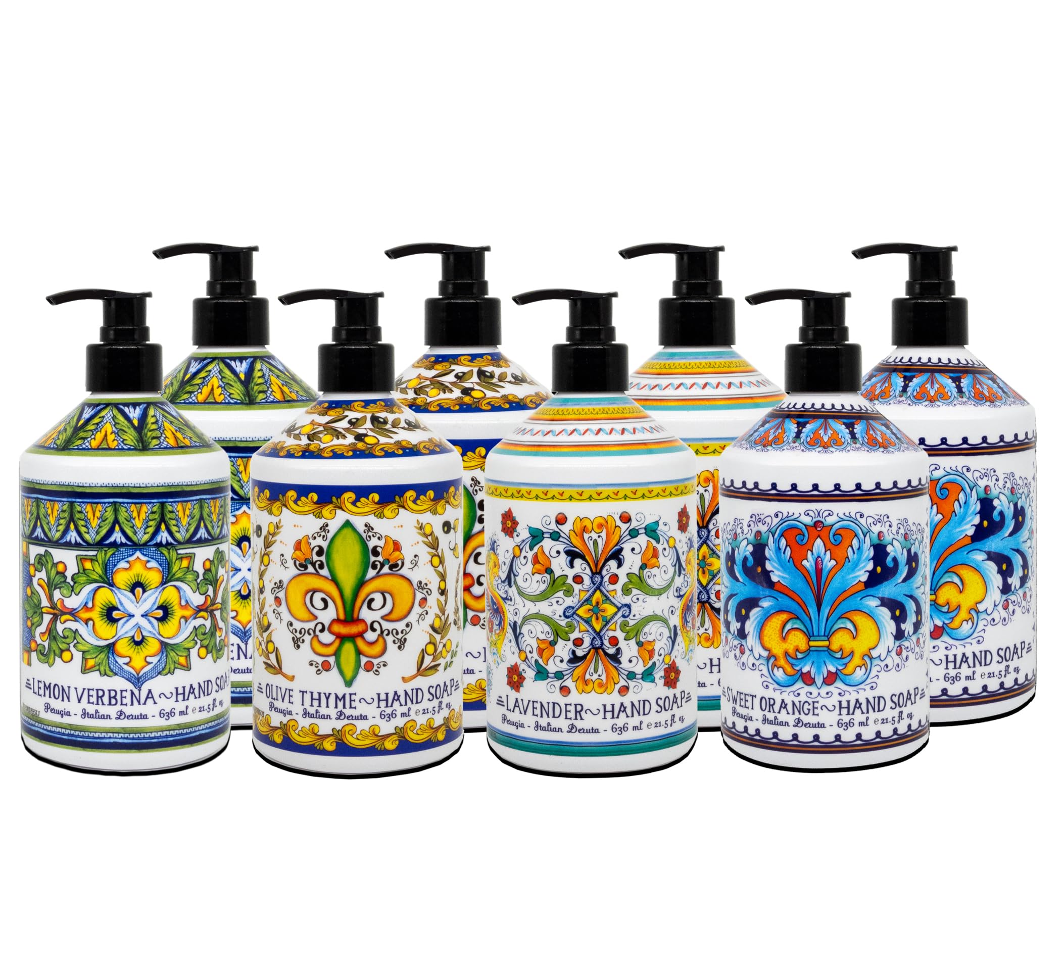 Home & Body Company Perugia Lavender hand soap bottle for luxurious moisture.