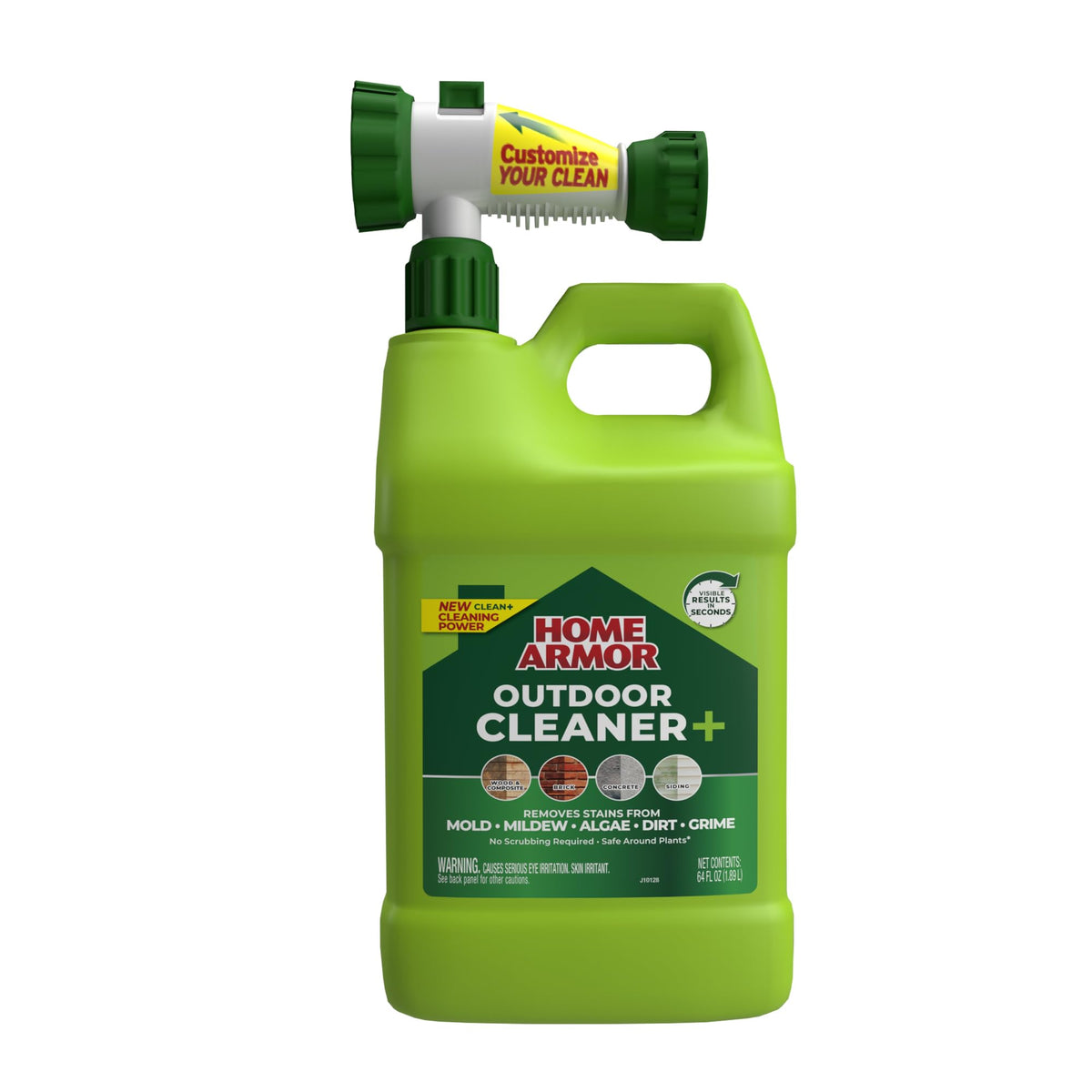 Home Armor Outdoor Cleaner+ bottle pours for quick outdoor stain removal