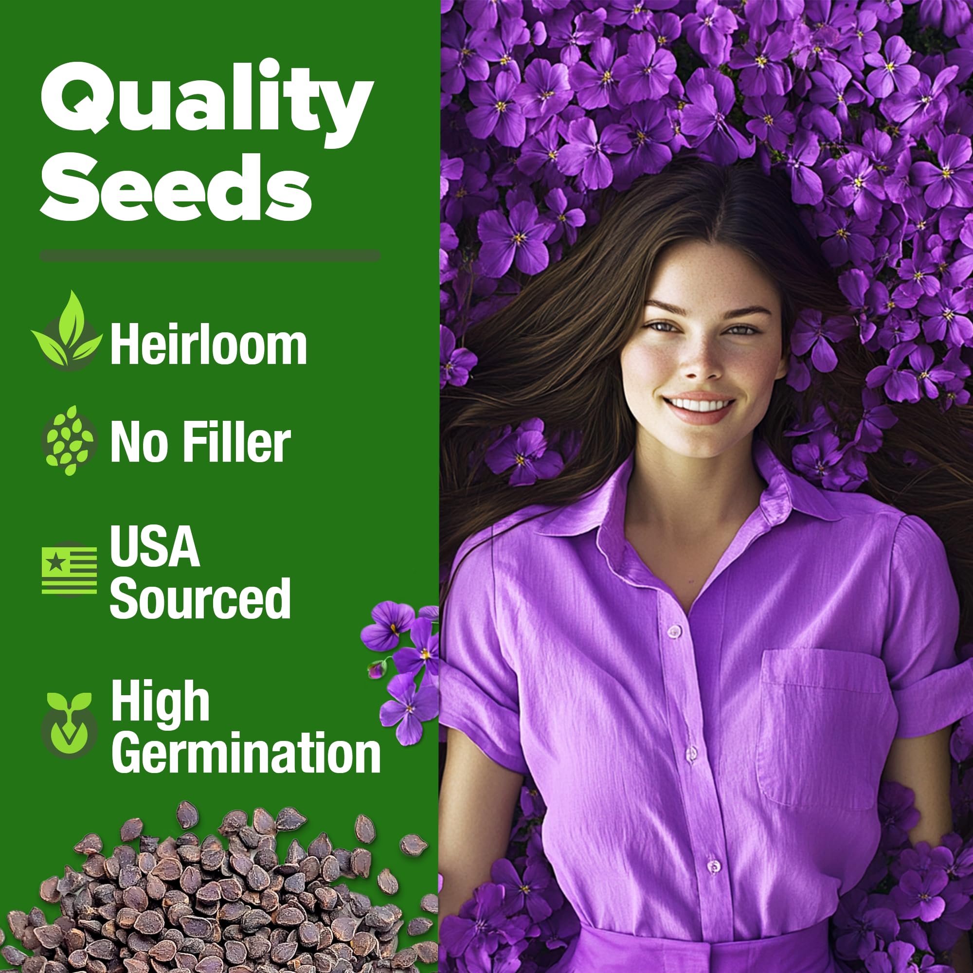 Dense mounds of HOME GROWN Aubrieta Rock Cress Purple enrich borders with lush texture.