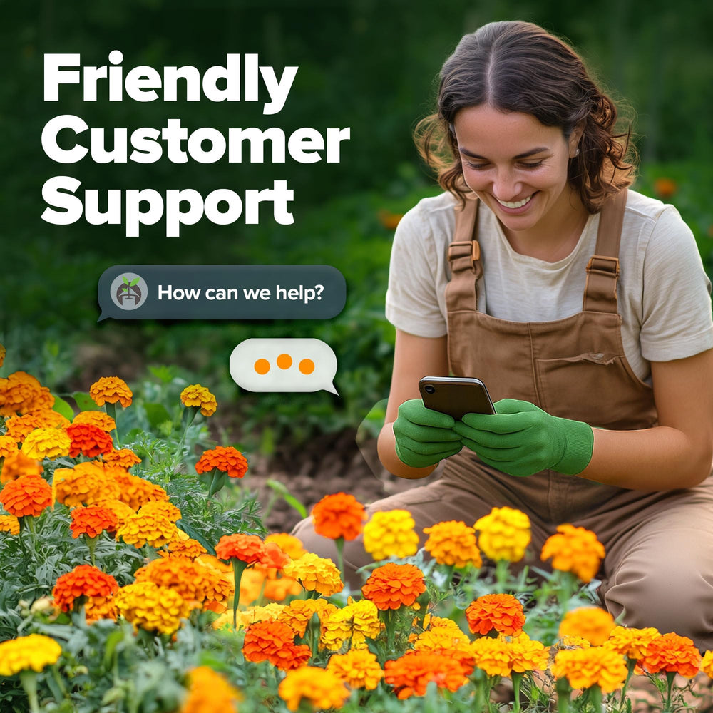 HOME GROWN beginner-friendly marigold seeds are easy to grow and pest resistant.