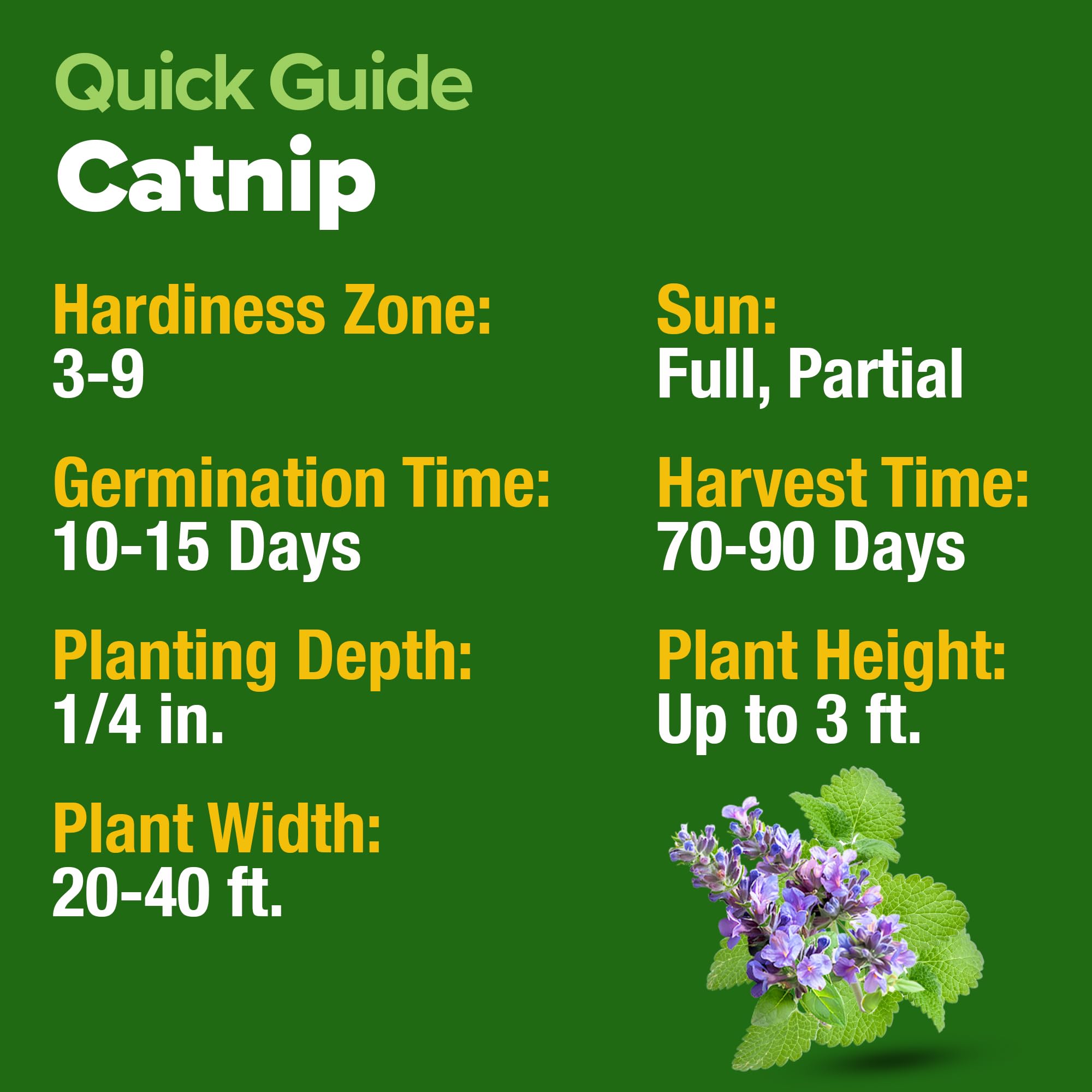 HOME GROWN planting guide included for easy, successful germination.