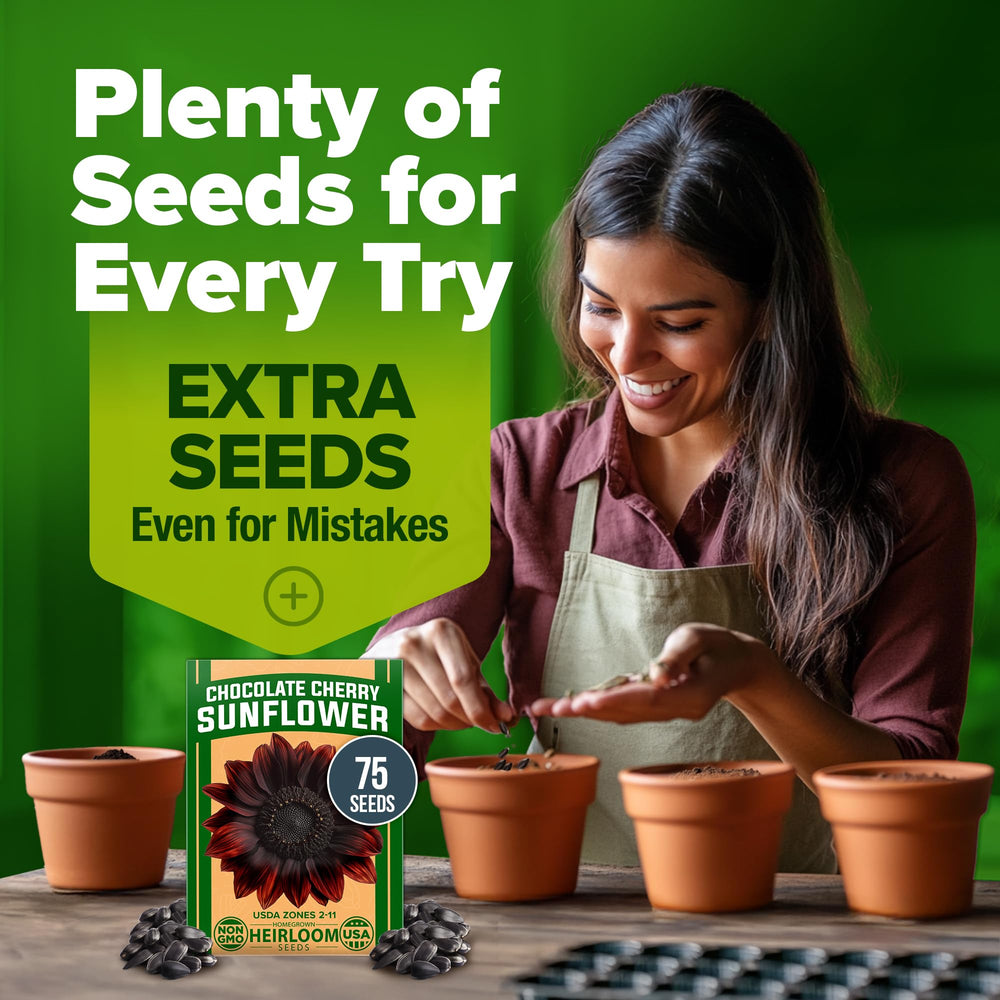HOME GROWN 75-seed packet supports reliable germination and garden display