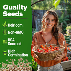 HOME GROWN germination rate illustration shows quick sprouting potential