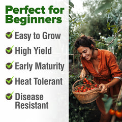 HOME GROWN hydroponics-friendly seeds for indoor tomato gardening