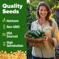 Emerging seedlings from HOME GROWN jalapeno seeds indicate quick germination in the garden.