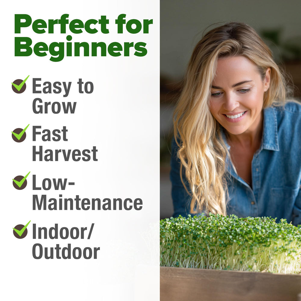 HOME GROWN organic sprouting seeds – non-GMO for pure growth in jars and trays