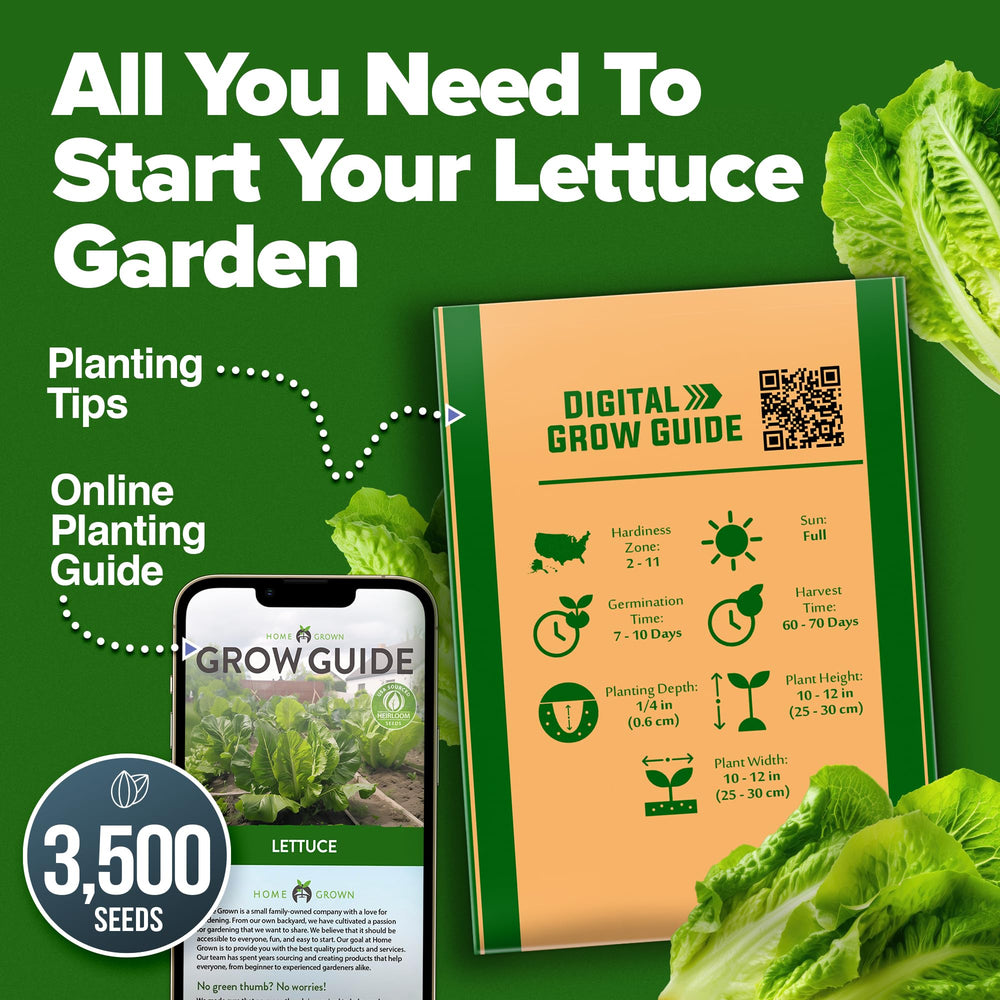 HOME GROWN non-GMO USA-sourced heirloom seeds underline quality.