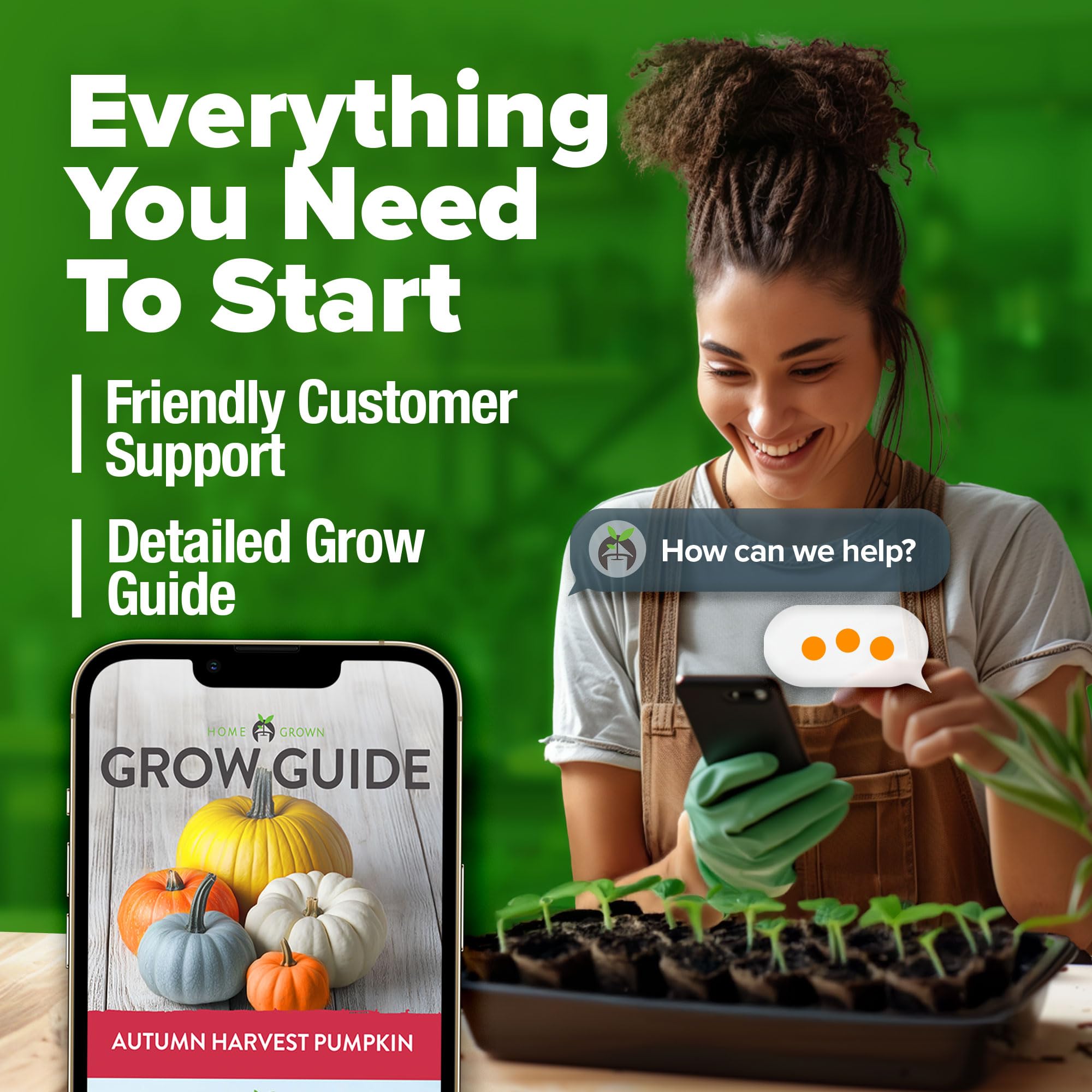Open-pollinated, non-GMO HOME GROWN seeds produced in the USA
