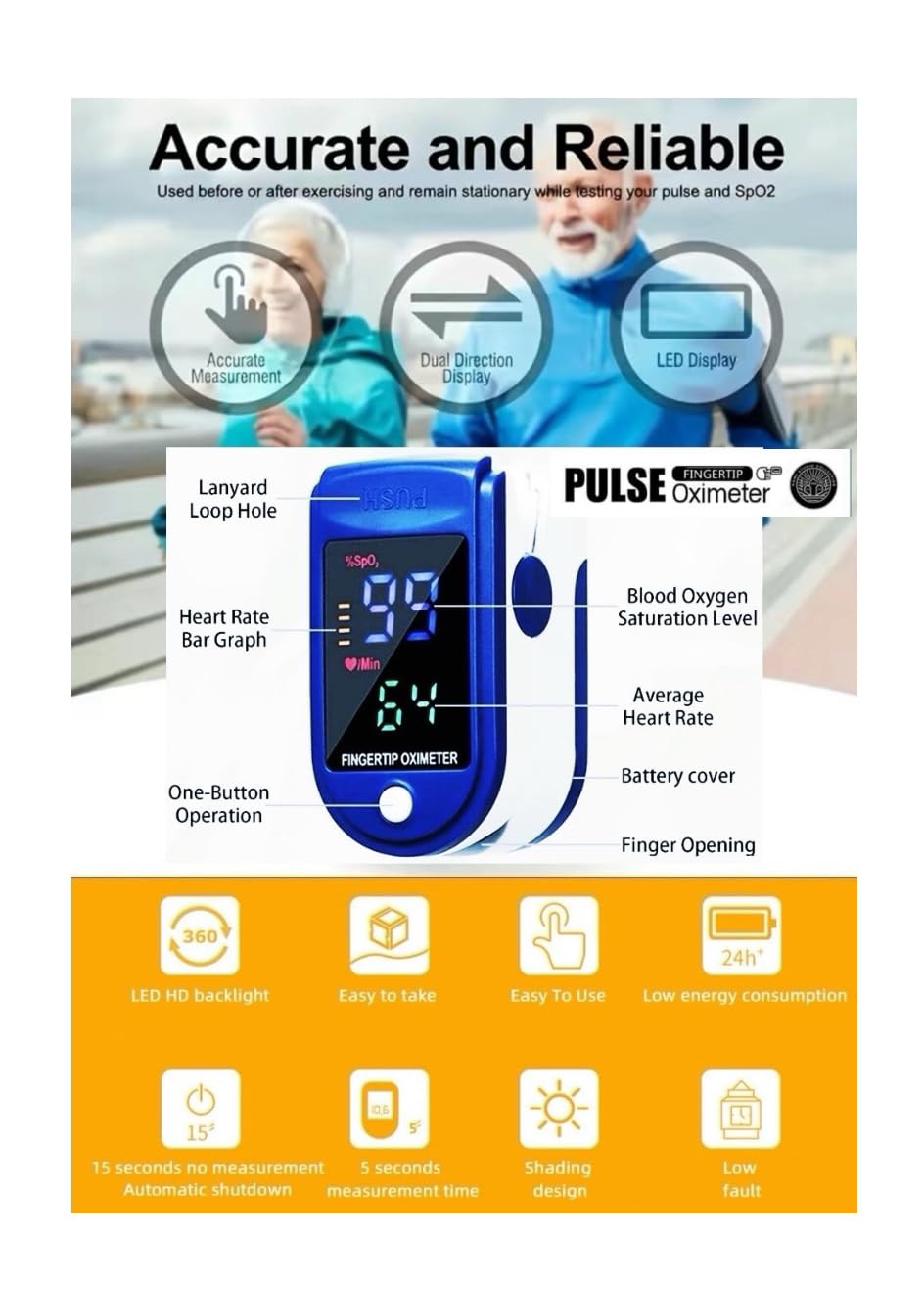 Home Studio Collection lanyard included with oximeter