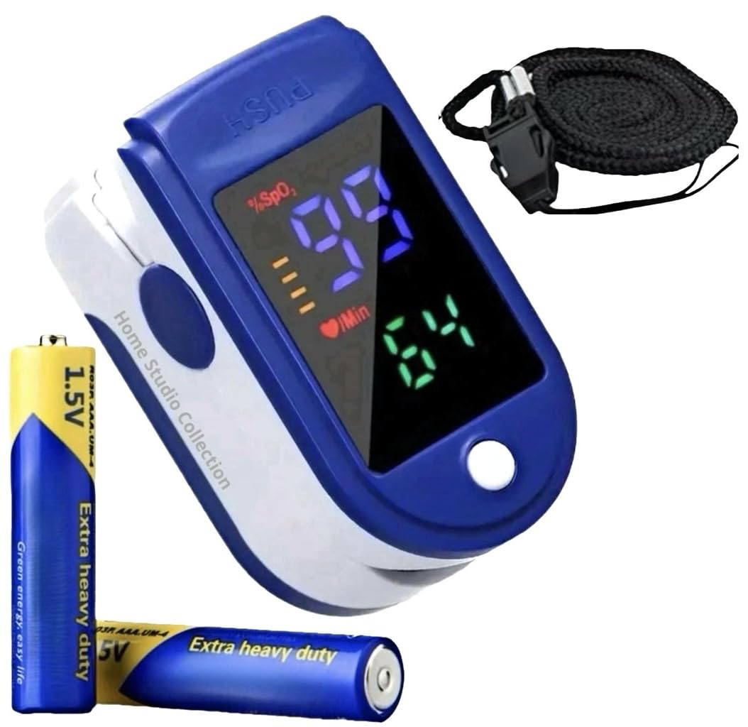 Home Studio Collection finger pulse oximeter with large display for easy readings