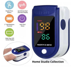 Home Studio Collection oximeter in navy blue for everyday use