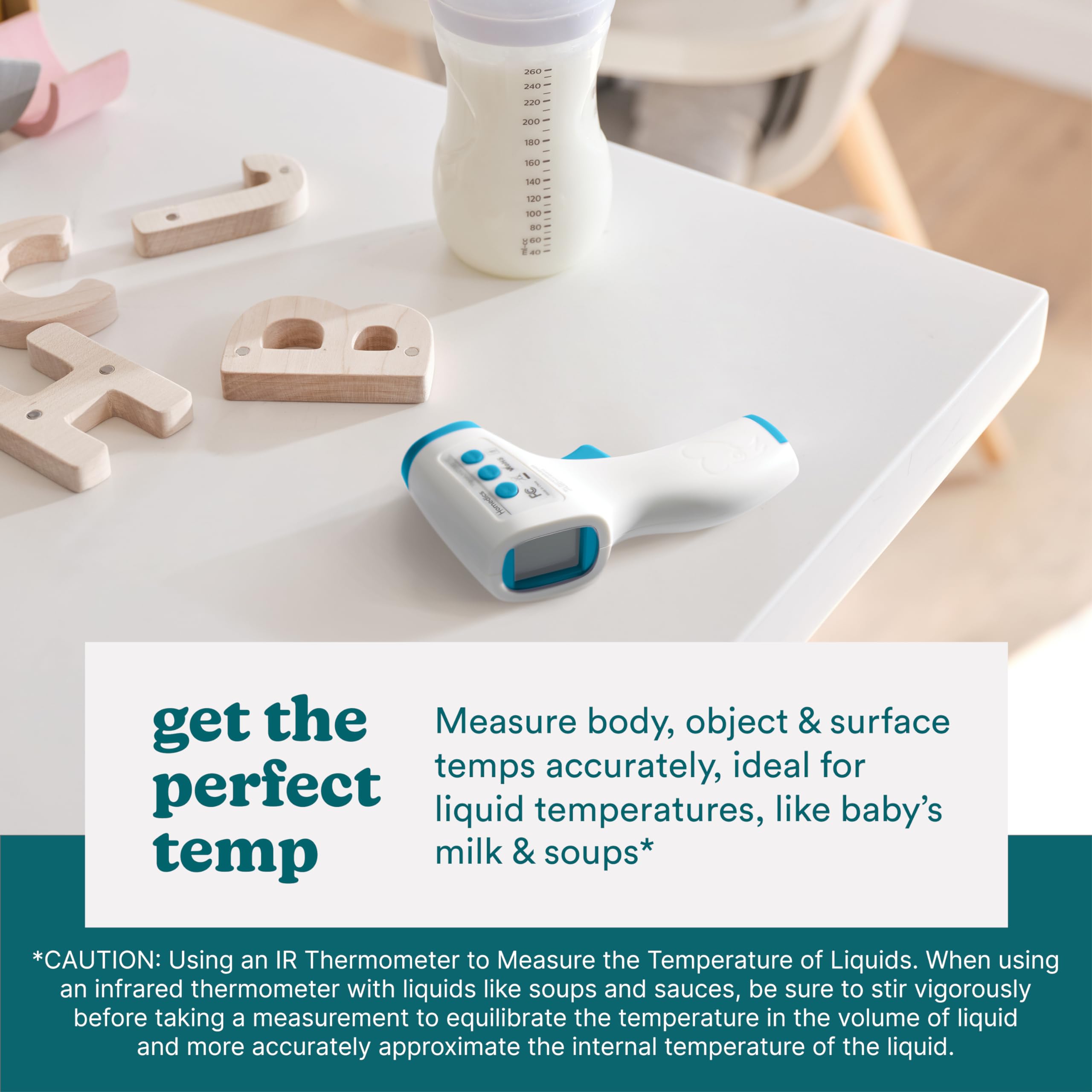 HoMedics backlit digital display for clear temperature visibility