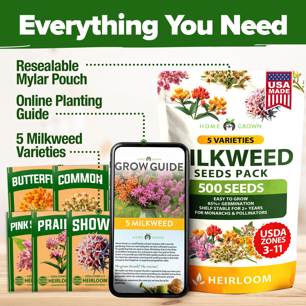 HOME GROWN Non-GMO American seeds ensure quality and climate adaptability.