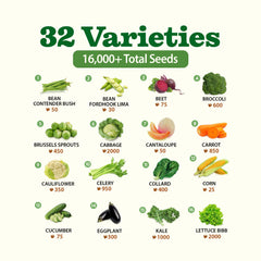 HOME GROWN waterproof resealable pouches protect seeds for long-term storage.