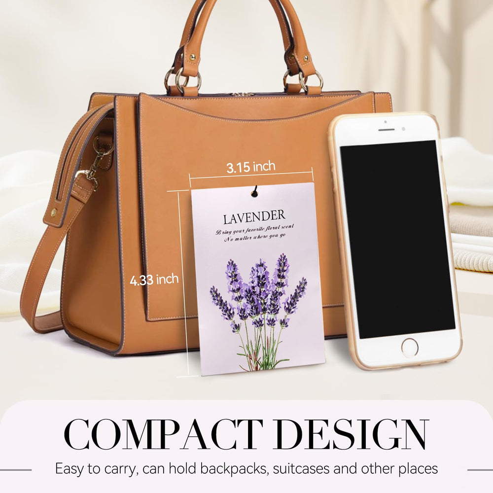HOMELLAX lavender sachet in storage tote adds a light, fresh aroma.