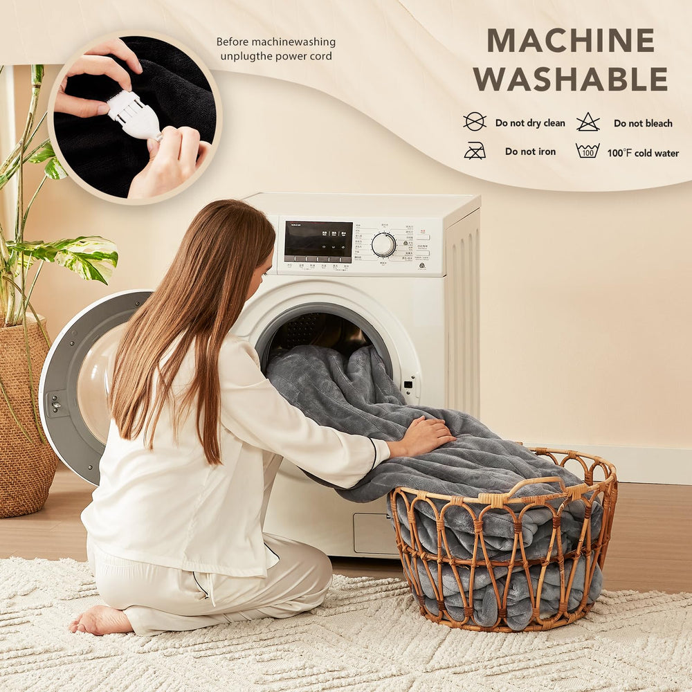 Homemate detachable controller makes washing easy and safe.