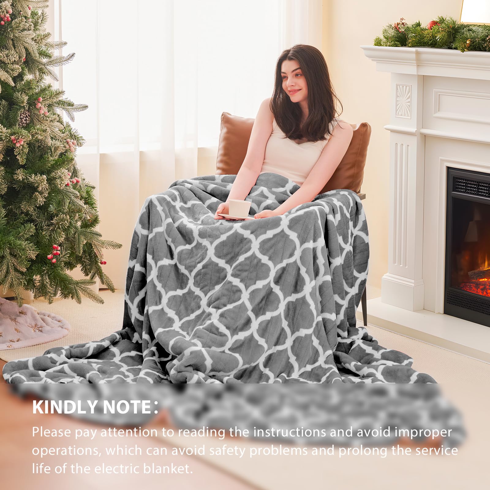 Detachable controller and machine wash compatible care of Homemate blanket