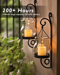 Homemory ivory shell votive candle looks natural when unlit.