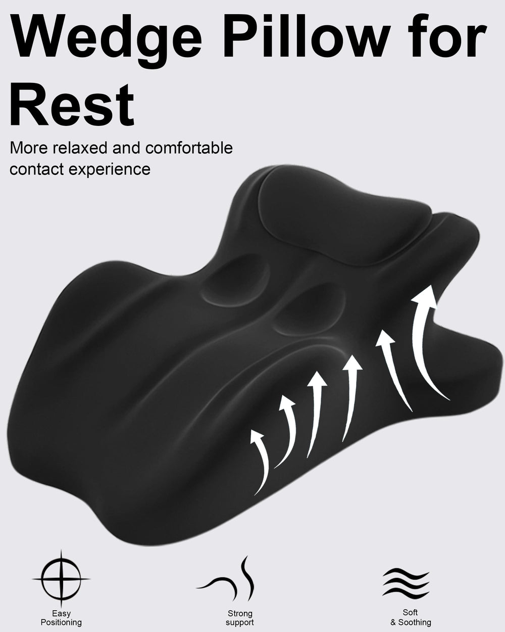 HomePac breathable soft-cover memory foam stays cool during extended use.