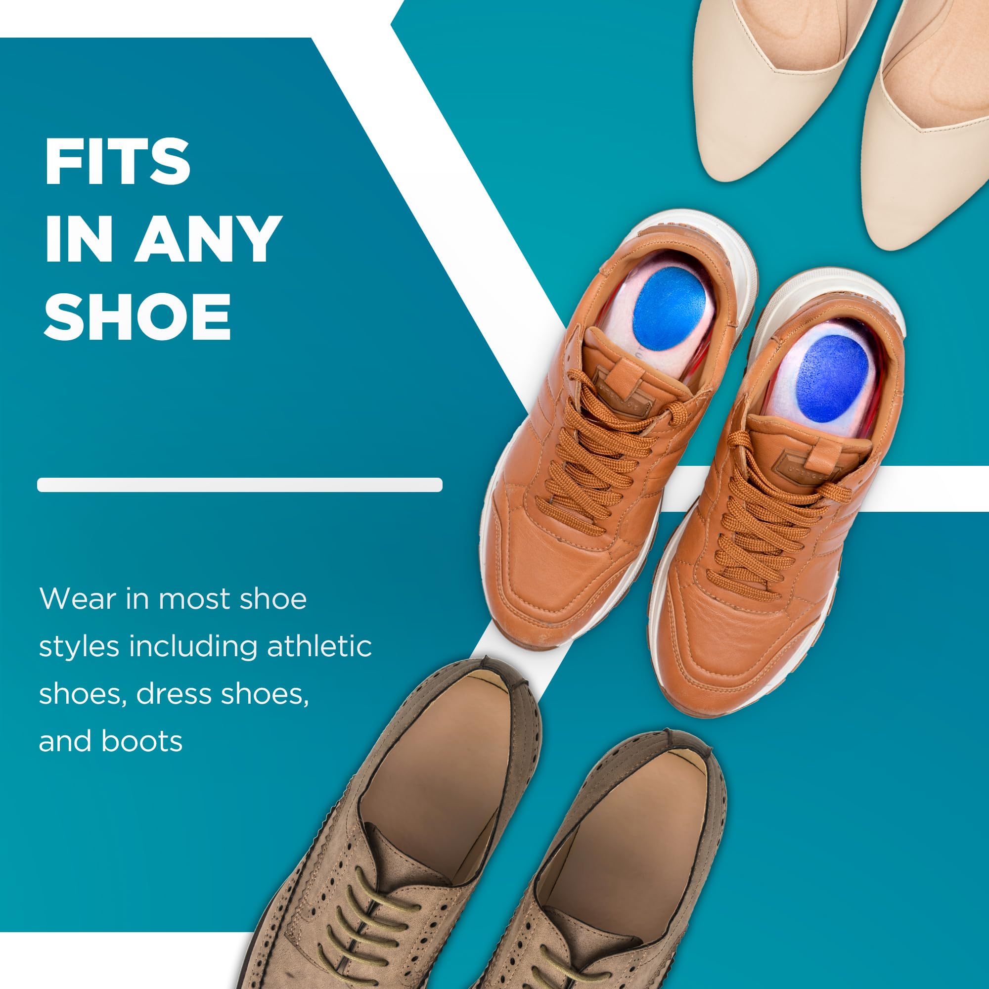Homergy durable gel heel cups stay comfortable after washing