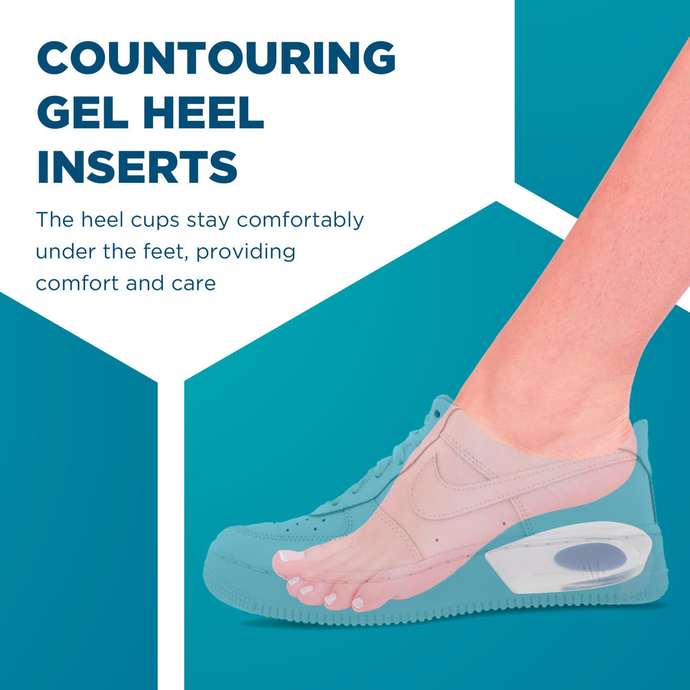 Homergy heel cups designed for women and men