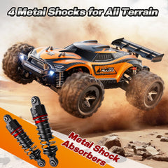 HOMETALL 1:18 RC car roof RGB lights brighten night runs.