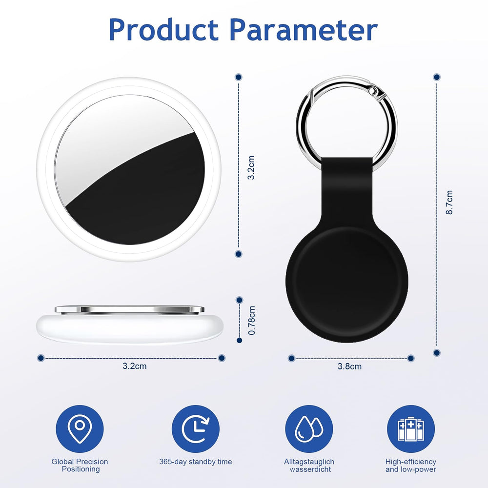 HomLxcIar air tracker tag in Find My setup for quick key and bag locating