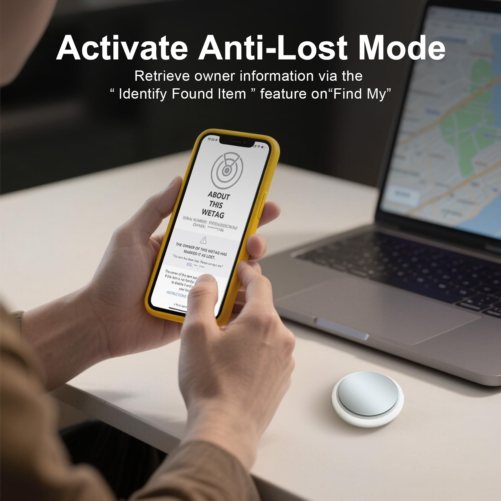 HomLxcIar tracker buzzer helps locate items with a loud sound