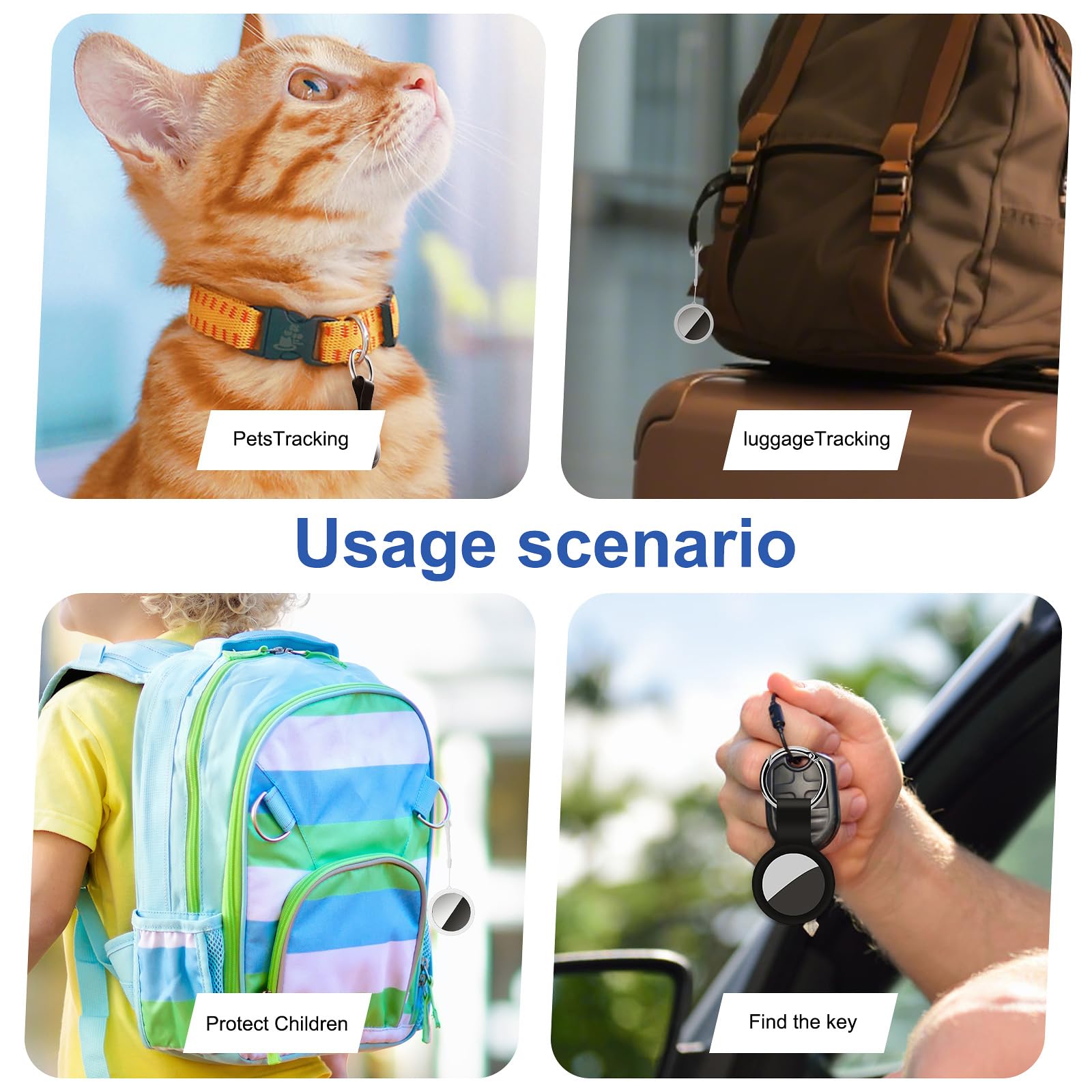 HomLxcIar tag supports Lost Mode with automatic alerts when found