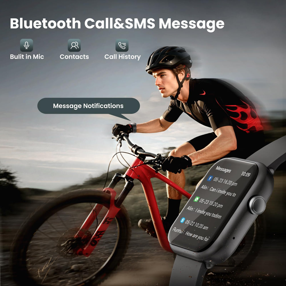HOMOGO smart watch connects with iPhone and Android devices for notifications