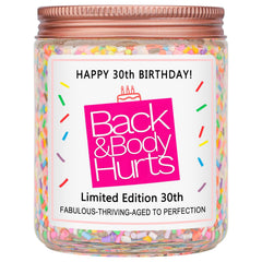 Homsolver 30th birthday candle packaging, ready for gifting and party decor.