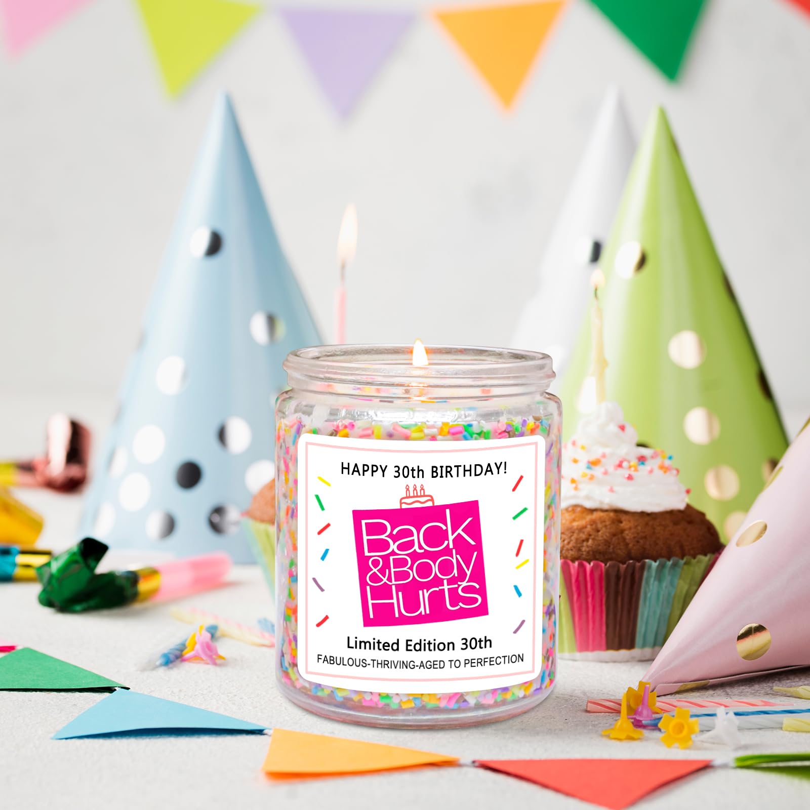 Homsolver candle with 50-hour burn time keeps celebrations going longer.