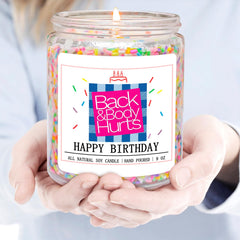 Homsolver 50-hour burn ensures extended birthday celebrations.