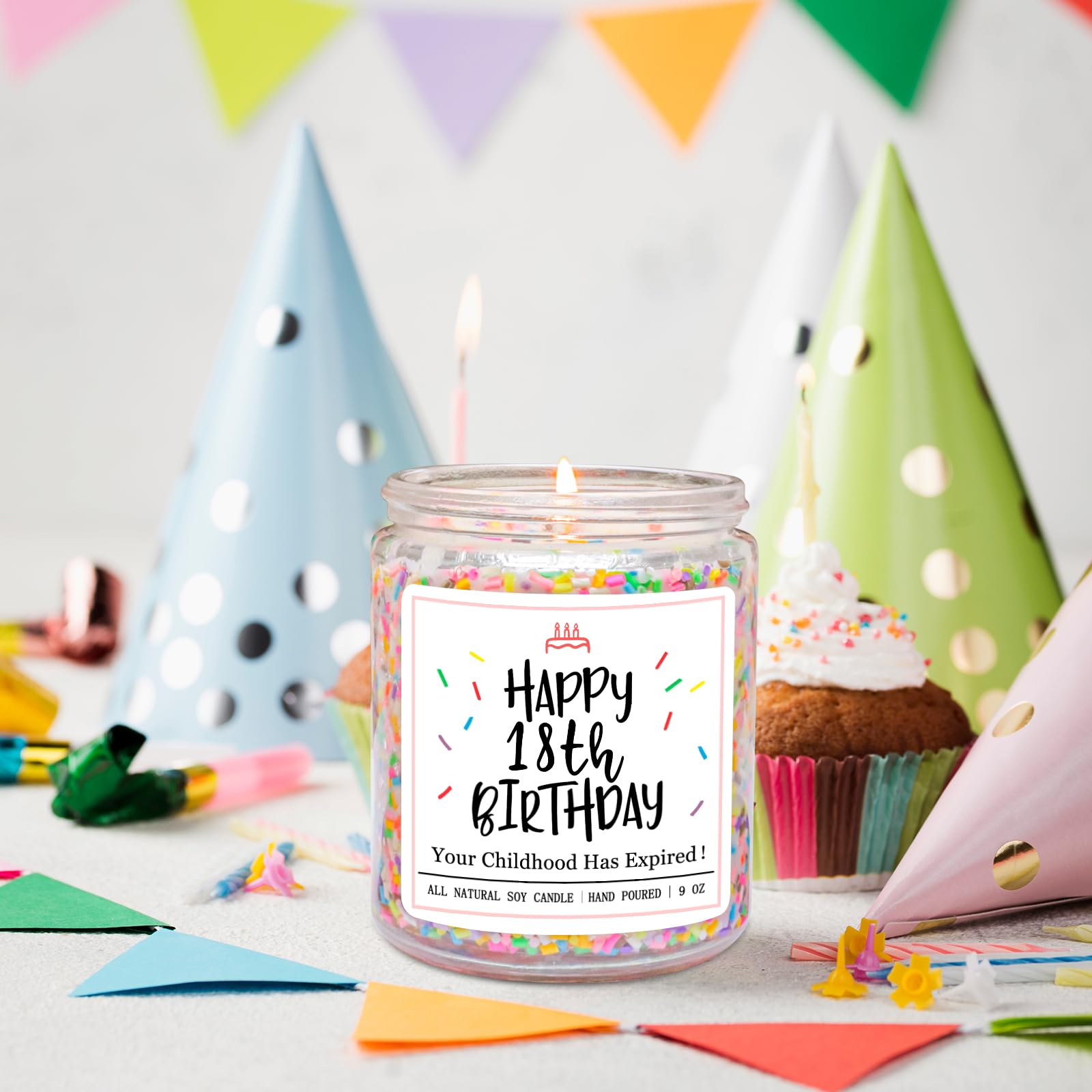 Homsolver birthday decor candle as a thoughtful gift idea.