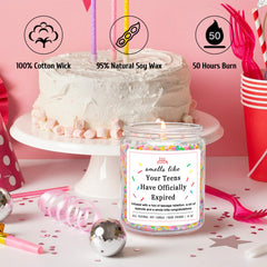 Homsolver premium wax with cotton wick ensures a clean burn