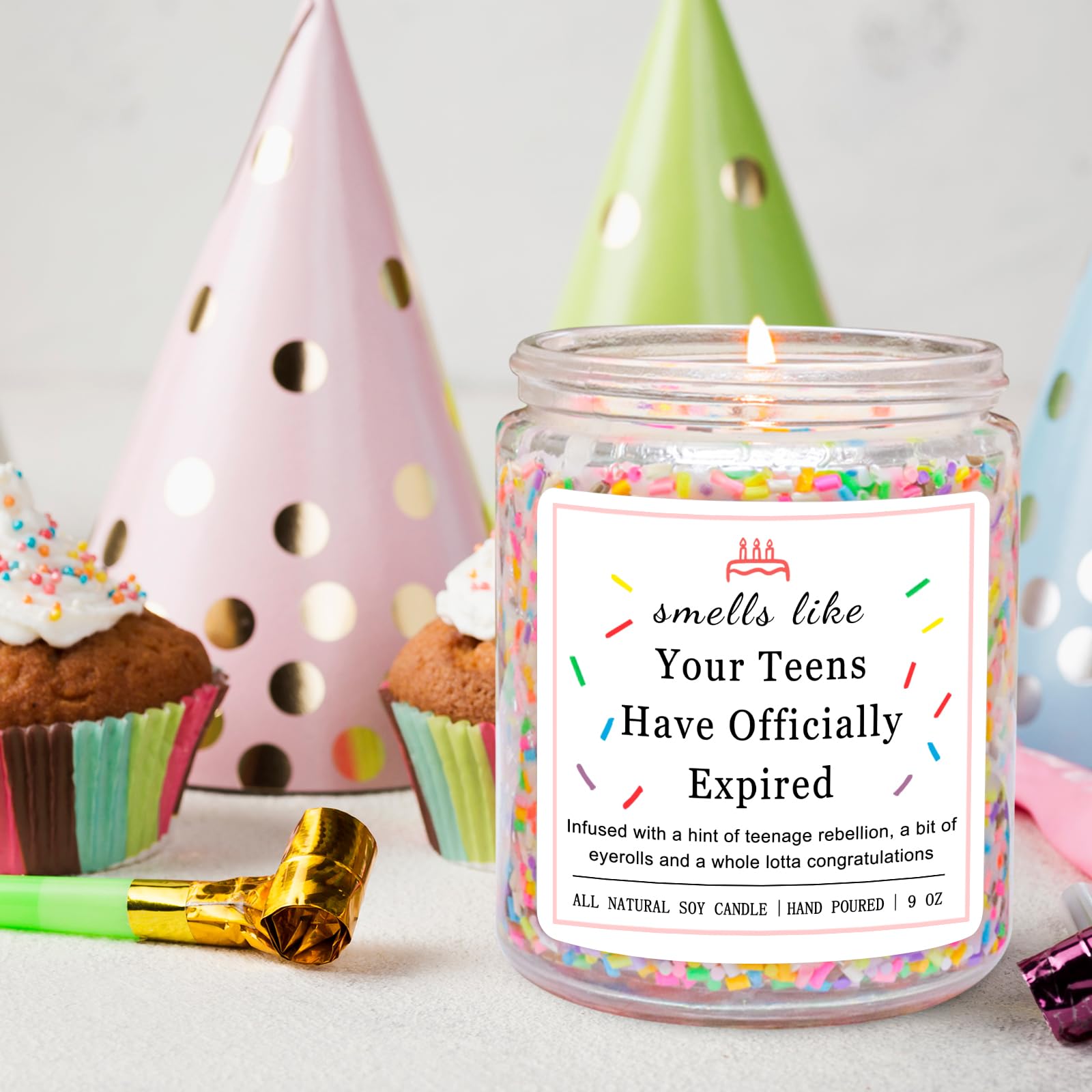 Homsolver vanilla cake scent with sprinkles for cozy gatherings