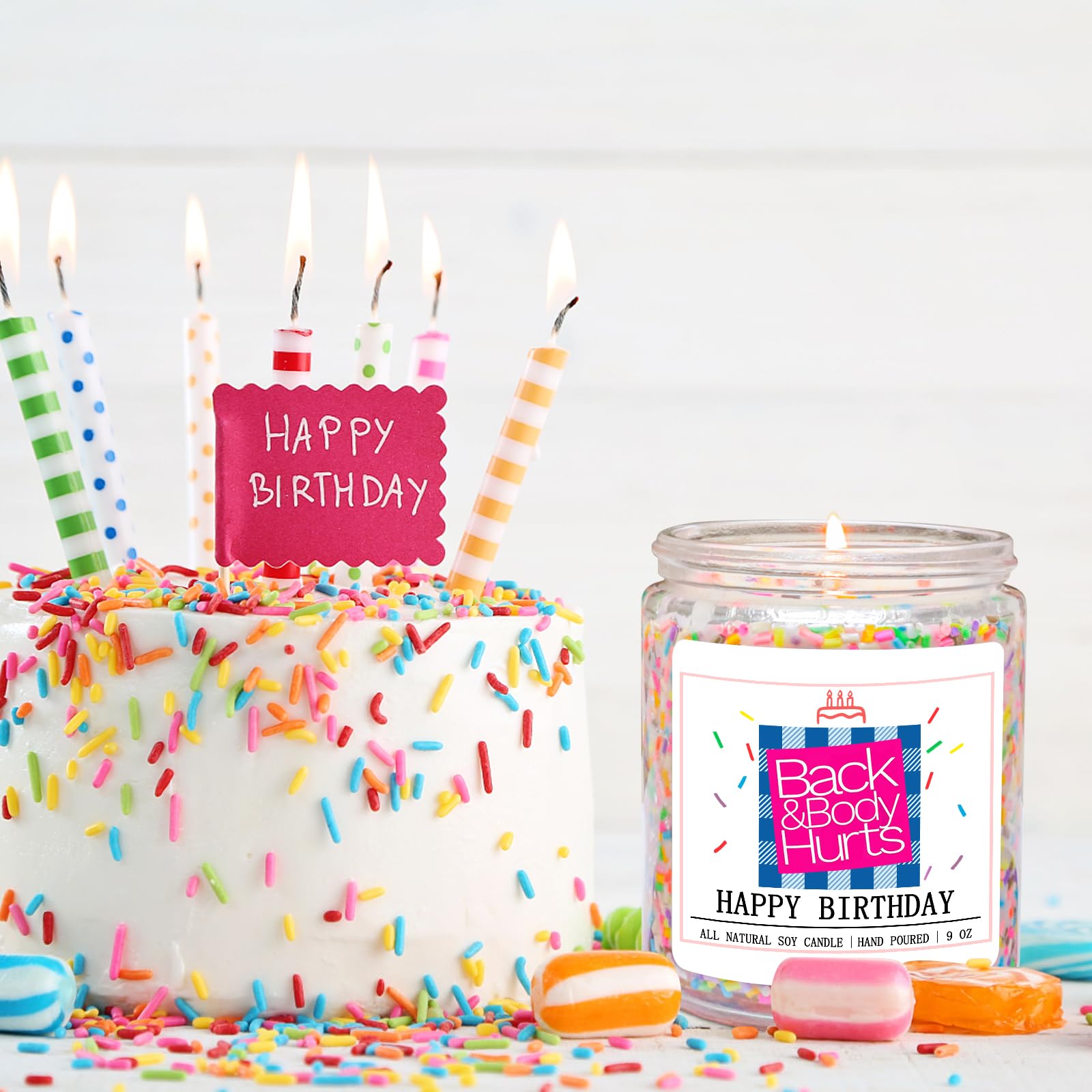 Homsolver vanilla cake scent fills a room with warm sweetness.