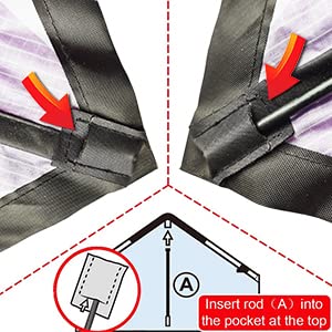 Honbo storage bag keeps parts organized for shore trips.