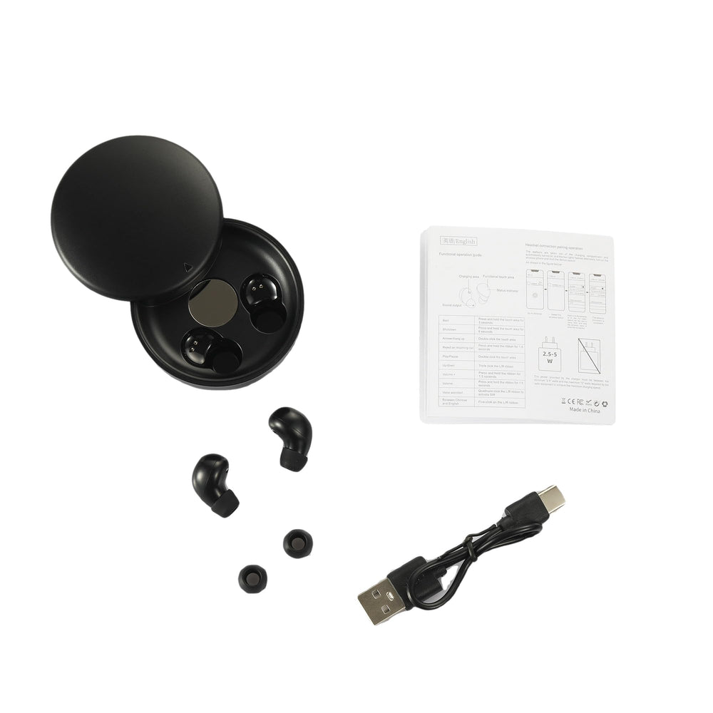 Honcas Mini Invisible Earbuds one-step auto pairing reconnects to your last device.